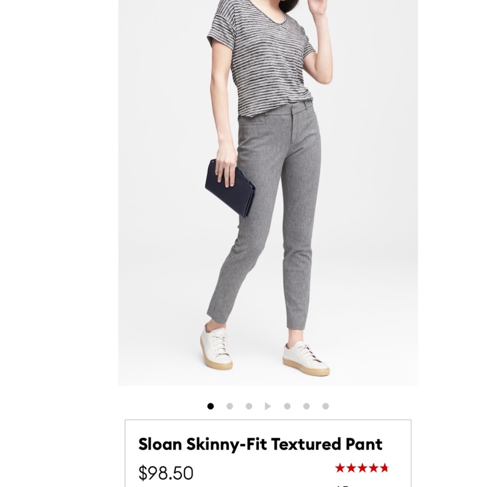 Banana Republic skinny- fit Sloan pants